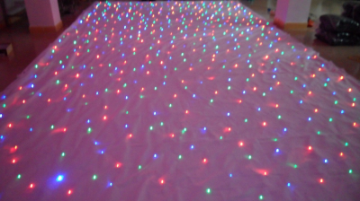 LED Star Curtain RGBW  Fireproof Star Curtain for party club