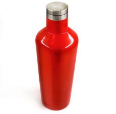 优质双层不锈钢304红酒瓶保温瓶750ml大红色定制生产 厂家直销批发 酷迪五金