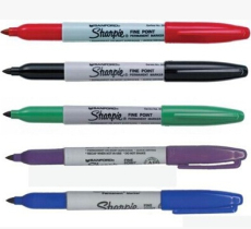 Sharpie记号笔 三福记号笔 无尘笔净化笔 油性工业记号笔