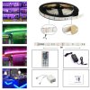 LEN Led Strip Lights 16.4 Feet Waterproof 150LEDs 5050 RGB Light Strip Complete Kit