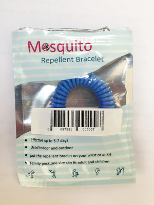 12 Pack Mosquito Repellent Bracelet-100% Natural Plant-Based Oil, Deet-Free & Non-Toxic Insect Water