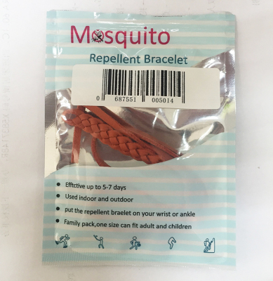 10 Pack Leather Mosquito Repellent Bracelets-100% Natural Insect Repeller DEET Free Bugs Repellent W