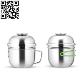 304不锈钢快餐杯（Stainless steel snack cup）ZD-KCB08