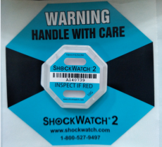 二代进口10G防震标签Shockwatch指示感应器