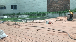 西安塑木地板塑木厂家木塑材料户外地板厂家直销
