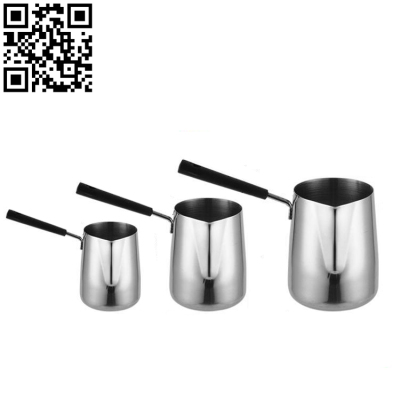 不锈钢咖啡热奶杯（Stainless steel milk cup）ZD-KB33