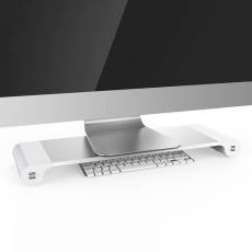 欧菲斯D1笔记本电脑支架铝合金桌面增高托架