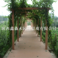 青海塑木地板/西寧塑木地板廠家/青海西寧公園景區塑木地板生產廠家