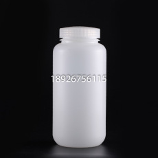 高密度聚乙烯 HDPE试剂瓶 白色耐低温1000ML广口瓶子样品瓶胶水瓶