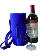 CBH020T wine cooler bag with lanyards