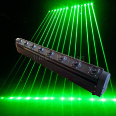 8 Eyes Green Club Laser Light Bar