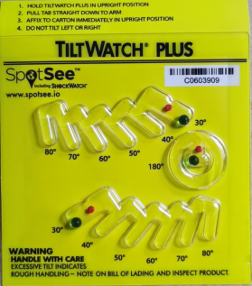 多角度倾斜显示标签TILTWATCH PLUS
