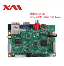 32ch 5.0MP H.265 NBD-8025R-UL Hi3536C  NVR Board