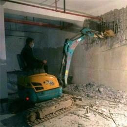 长沙挖掘机出租酒店打拆路面破碎回填
