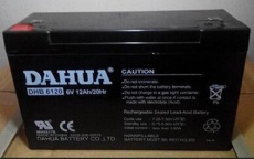 大华蓄电池DHB6120 （6V12Ah）