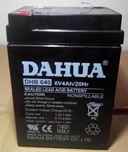 大华蓄电池DHB640  6V4Ah