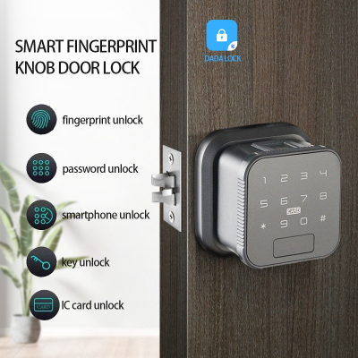 WF-M4 Biometric Fingerprint Electronic Digital Keypad Zinc Alloy Knob Fingerprint Smart Cylinder Doo