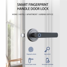WAFU WF-F3 Biometric Fingerprint Door Lock with Handle Keyless Entry Home Door Lock with keys