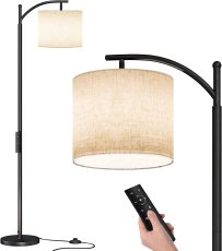 Arc floor lamp with remote control led l