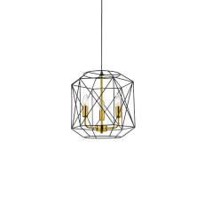 wire cage shade led light bulb pendant lamp