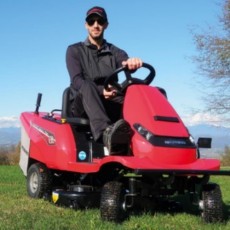 维邦WB81EC-B草坪车 72V驾驶式锂电池后集草户外剪草车