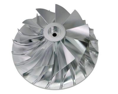 Titanium turbo impeller wheel