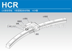 R形圆弧滚动导轨HCR型导轨滑块